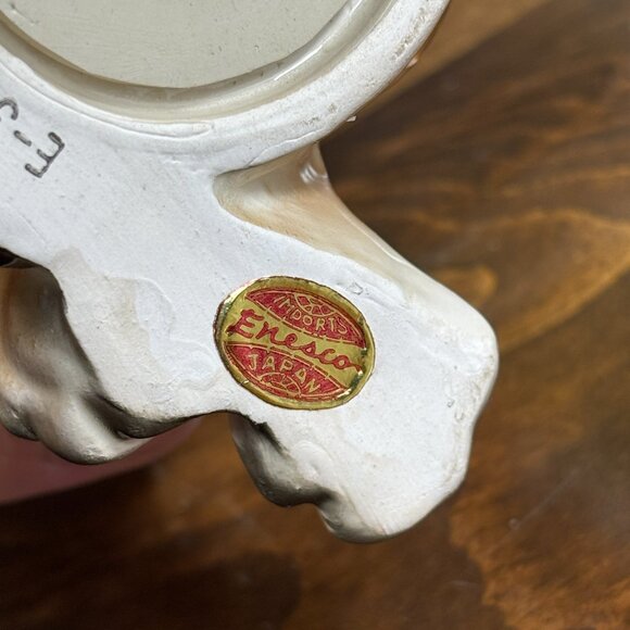 Vintage Enesco Boxer Dog Coin Bank Ceramic Boxer Figurine for Boxer Breed Owner - Picture 10 of 14